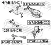 Lagerung, Lenker vor der Achse Hinterachse FEBEST HYAB-SANC4 Bild Lagerung, Lenker vor der Achse Hinterachse FEBEST HYAB-SANC4