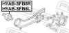 Lagerung, Lenker vor der Achse Hinterachse links FEBEST HYAB-SFB8L Bild Lagerung, Lenker vor der Achse Hinterachse links FEBEST HYAB-SFB8L