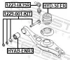 Anschlagpuffer, Federung Hinterachse FEBEST HYD-SFER Bild Anschlagpuffer, Federung Hinterachse FEBEST HYD-SFER