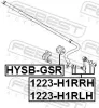 Lagerung, Lenker Hinterachse FEBEST HYSB-GSR Bild Lagerung, Lenker Hinterachse FEBEST HYSB-GSR