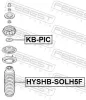 Schutzkappe/Faltenbalg, Stoßdämpfer Vorderachse FEBEST HYSHB-SOLH5F Bild Schutzkappe/Faltenbalg, Stoßdämpfer Vorderachse FEBEST HYSHB-SOLH5F