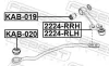 Lagerung, Lenker hinten Vorderachse unten FEBEST KAB-019 Bild Lagerung, Lenker hinten Vorderachse unten FEBEST KAB-019