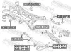 Lagerung, Lenker links vorne FEBEST KAB-SPF1RL Bild Lagerung, Lenker links vorne FEBEST KAB-SPF1RL