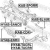 Lagerung, Differential FEBEST KAB-SPORR Bild Lagerung, Differential FEBEST KAB-SPORR