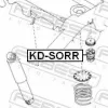 Anschlagpuffer, Federung Hinterachse FEBEST KD-SORR Bild Anschlagpuffer, Federung Hinterachse FEBEST KD-SORR