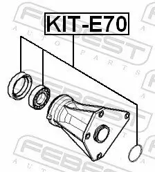 Lager, Antriebswelle FEBEST KIT-E70 Bild Lager, Antriebswelle FEBEST KIT-E70