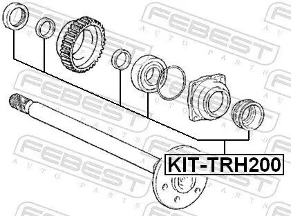 Lager, Antriebswelle FEBEST KIT-TRH200 Bild Lager, Antriebswelle FEBEST KIT-TRH200