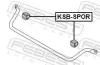 Lagerung, Stabilisator Hinterachse FEBEST KSB-SPOR Bild Lagerung, Stabilisator Hinterachse FEBEST KSB-SPOR