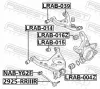 Lagerung, Lenker hinten Hinterachse unten FEBEST LRAB-015 Bild Lagerung, Lenker hinten Hinterachse unten FEBEST LRAB-015