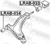 Lagerung, Lenker Vorderachse unten vorne FEBEST LRAB-034 Bild Lagerung, Lenker Vorderachse unten vorne FEBEST LRAB-034