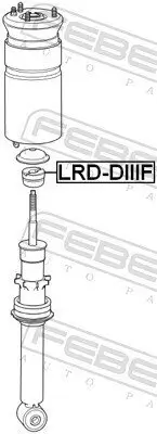 Anschlagpuffer, Federung Vorderachse FEBEST LRD-DIIIF Bild Anschlagpuffer, Federung Vorderachse FEBEST LRD-DIIIF