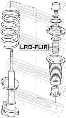 Anschlagpuffer, Federung Hinterachse FEBEST LRD-FLIR Bild Anschlagpuffer, Federung Hinterachse FEBEST LRD-FLIR