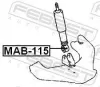 Buchse, Stoßdämpfer FEBEST MAB-115 Bild Buchse, Stoßdämpfer FEBEST MAB-115