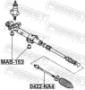 Lagerung, Lenkgetriebe FEBEST MAB-153 Bild Lagerung, Lenkgetriebe FEBEST MAB-153