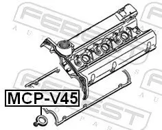 Dichtring, Kerzenschacht FEBEST MCP-V45 Bild Dichtring, Kerzenschacht FEBEST MCP-V45