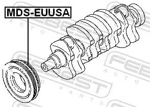 Riemenscheibe, Kurbelwelle FEBEST MDS-EUUSA Bild Riemenscheibe, Kurbelwelle FEBEST MDS-EUUSA