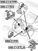 Lagerung, Motor FEBEST MM-CYATLH Bild Lagerung, Motor FEBEST MM-CYATLH