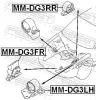 Lagerung, Motor hinten FEBEST MM-DG3RR Bild Lagerung, Motor hinten FEBEST MM-DG3RR
