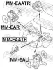 Lagerung, Motor FEBEST MM-EAATF Bild Lagerung, Motor FEBEST MM-EAATF