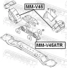 Lagerung, Motor hinten FEBEST MM-V45 Bild Lagerung, Motor hinten FEBEST MM-V45