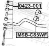 Lagerung, Stabilisator Vorderachse FEBEST MSB-CS5WF Bild Lagerung, Stabilisator Vorderachse FEBEST MSB-CS5WF