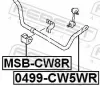 Lagerung, Stabilisator FEBEST MSB-CW8R Bild Lagerung, Stabilisator FEBEST MSB-CW8R