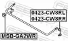 Lagerung, Stabilisator Hinterachse FEBEST MSB-GA2WR Bild Lagerung, Stabilisator Hinterachse FEBEST MSB-GA2WR