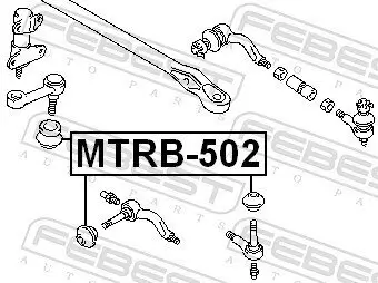 Reparatursatz, Spurstangenkopf Vorderachse beidseitig FEBEST MTRB-502 Bild Reparatursatz, Spurstangenkopf Vorderachse beidseitig FEBEST MTRB-502