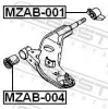 Lagerung, Lenker Vorderachse unten vorne FEBEST MZAB-004 Bild Lagerung, Lenker Vorderachse unten vorne FEBEST MZAB-004