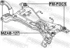 Lagerung, Achskörper Vorderachse oben FEBEST MZAB-127 Bild Lagerung, Achskörper Vorderachse oben FEBEST MZAB-127