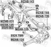 Lagerung, Differential FEBEST MZAB-143 Bild Lagerung, Differential FEBEST MZAB-143