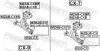 Lagerung, Lenker Vorderachse unten links FEBEST MZAB-CXB Bild Lagerung, Lenker Vorderachse unten links FEBEST MZAB-CXB