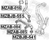 Reparatursatz, Trag-/Führungsgelenk FEBEST MZBJB-541 Bild Reparatursatz, Trag-/Führungsgelenk FEBEST MZBJB-541