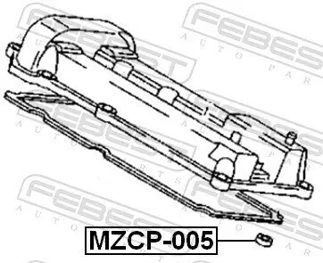 Dichtring, Kerzenschacht FEBEST MZCP-005 Bild Dichtring, Kerzenschacht FEBEST MZCP-005