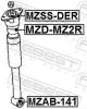 Anschlagpuffer, Federung Hinterachse FEBEST MZD-MZ2R Bild Anschlagpuffer, Federung Hinterachse FEBEST MZD-MZ2R