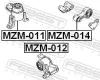 Lagerung, Motor hinten FEBEST MZM-014 Bild Lagerung, Motor hinten FEBEST MZM-014