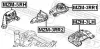 Lagerung, Motor vorne rechts FEBEST MZM-5RH Bild Lagerung, Motor vorne rechts FEBEST MZM-5RH