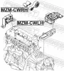 Lagerung, Automatikgetriebe FEBEST MZM-CWLH Bild Lagerung, Automatikgetriebe FEBEST MZM-CWLH