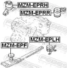 Lagerung, Motor vorne rechts FEBEST MZM-EPRH Bild Lagerung, Motor vorne rechts FEBEST MZM-EPRH