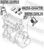 Lagerung, Motor hinten FEBEST MZM-GHATR Bild Lagerung, Motor hinten FEBEST MZM-GHATR