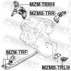 Lagerung, Motor vorne rechts FEBEST MZM-TRRH Bild Lagerung, Motor vorne rechts FEBEST MZM-TRRH