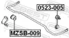 Lagerung, Stabilisator Hinterachse FEBEST MZSB-009 Bild Lagerung, Stabilisator Hinterachse FEBEST MZSB-009