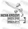 Lagerung, Stabilisator vorne FEBEST MZSB-ERD25F Bild Lagerung, Stabilisator vorne FEBEST MZSB-ERD25F