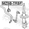 Lagerung, Stabilisator Vorderachse FEBEST MZSB-TRBF Bild Lagerung, Stabilisator Vorderachse FEBEST MZSB-TRBF