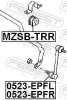 Lagerung, Stabilisator Hinterachse FEBEST MZSB-TRR Bild Lagerung, Stabilisator Hinterachse FEBEST MZSB-TRR