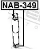 Buchse, Stoßdämpfer FEBEST NAB-349 Bild Buchse, Stoßdämpfer FEBEST NAB-349
