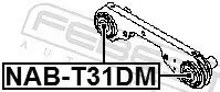 Lagerung, Differential FEBEST NAB-T31DM Bild Lagerung, Differential FEBEST NAB-T31DM