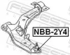 Manschette, Trag-/Führungsgelenk Vorderachse beidseitig FEBEST NBB-2Y4 Bild Manschette, Trag-/Führungsgelenk Vorderachse beidseitig FEBEST NBB-2Y4