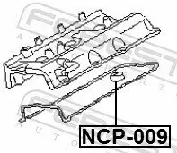 Dichtring, Kerzenschacht FEBEST NCP-009 Bild Dichtring, Kerzenschacht FEBEST NCP-009