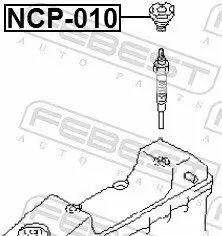 Dichtung, Zylinderkopfhaube FEBEST NCP-010 Bild Dichtung, Zylinderkopfhaube FEBEST NCP-010